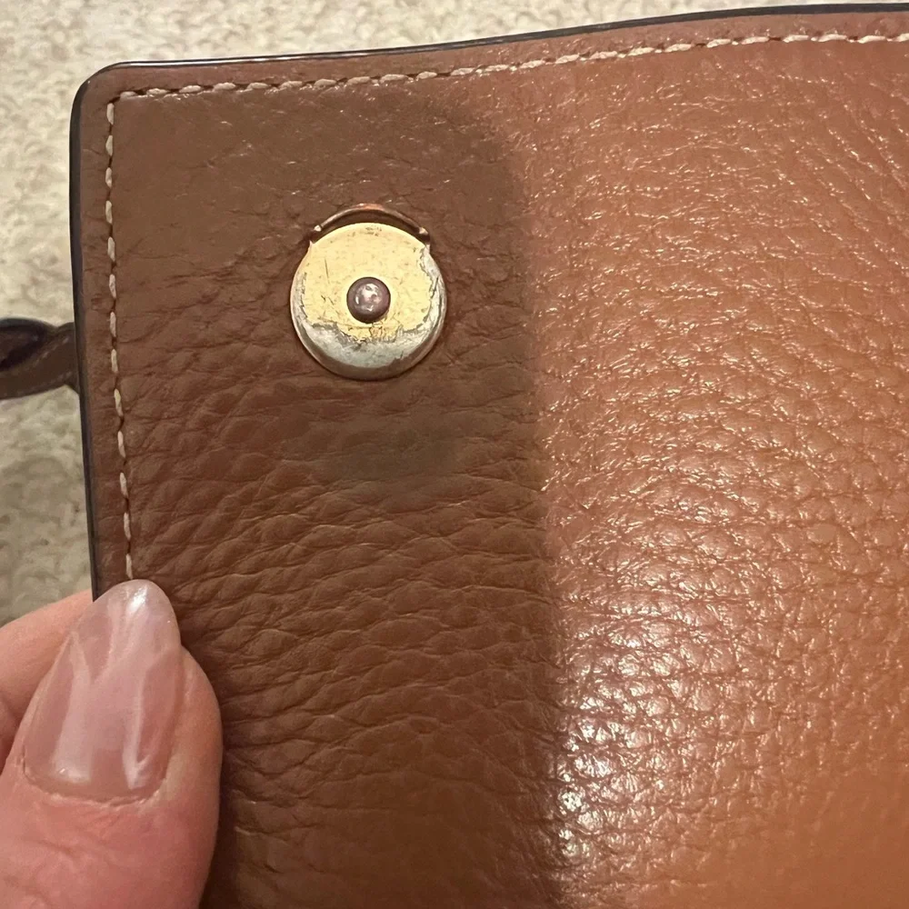 Tory Burch Brown Leather Shoulder Bag - Picture 7 of 16